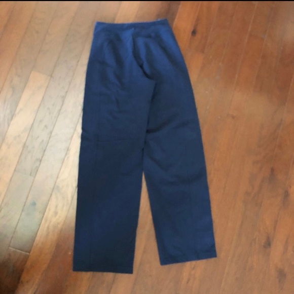 Lululemon athletica wide leg pants size 2 navy pockets - Picture 5 of 9